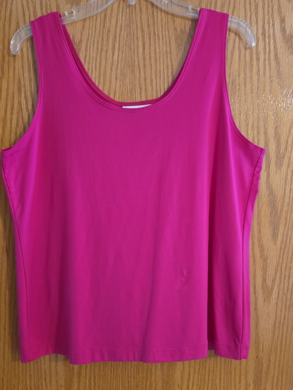 Chico's Sleeveless Scoop Neck Tank Top - Fuchsia